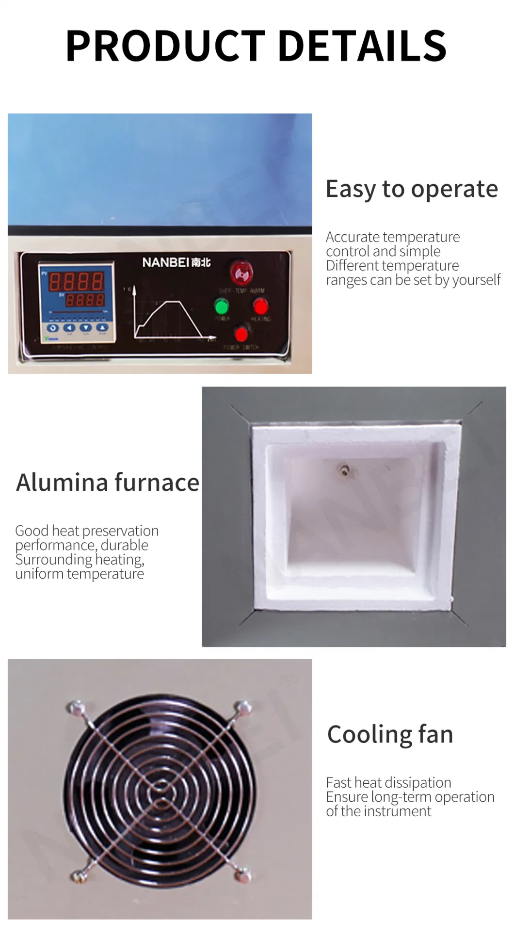 Digital Display Integrated Box Type Resistance Muffle Furnace Laboratory Industrial Electric Furnace